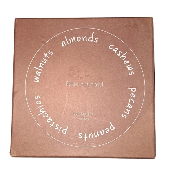 Vintage 2PC. Set Bombay Duck London Fiesta Nut And Cookies Bowl Dish Party - Picture 3 of 9